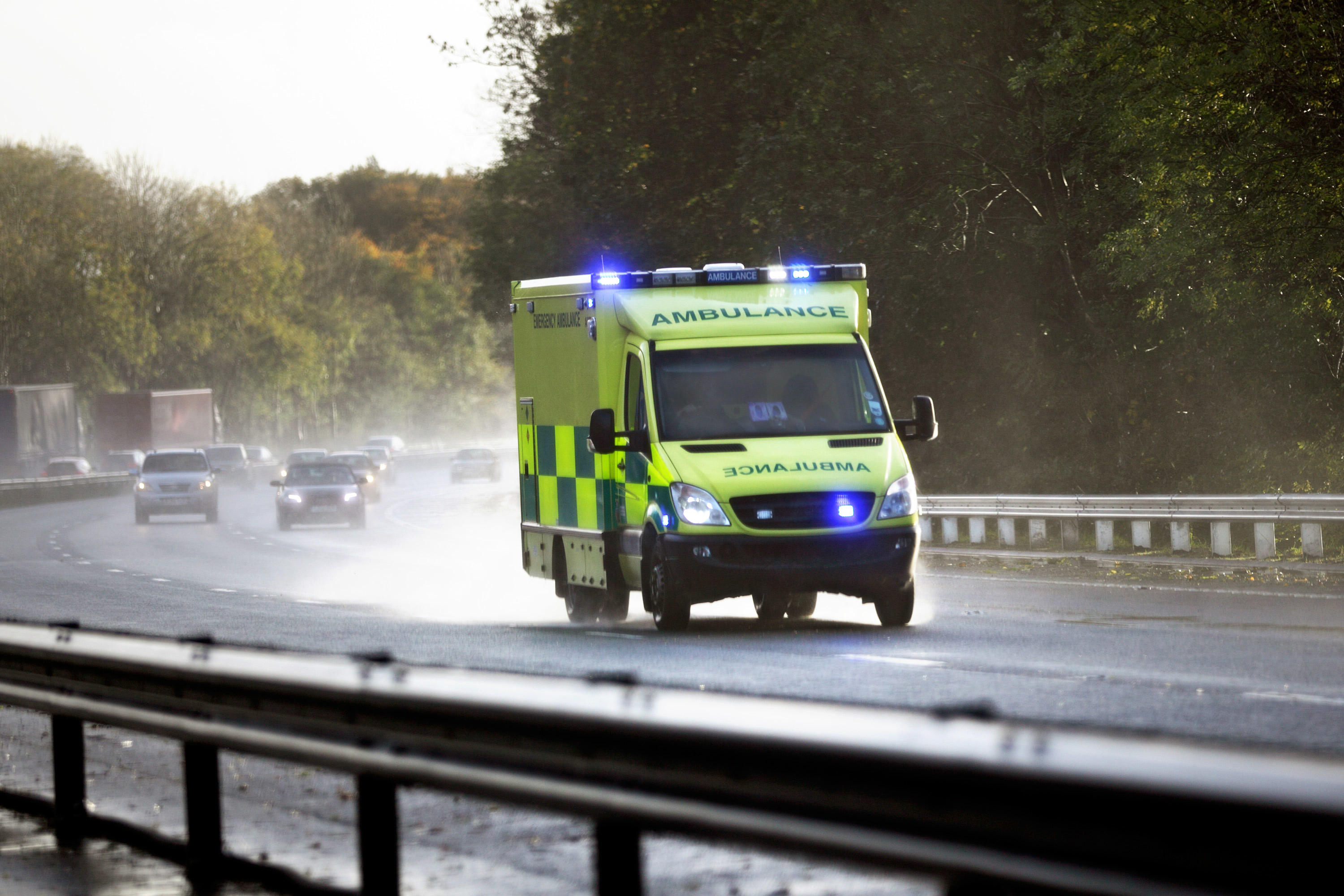 Ambulance on route to incident